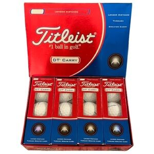 🆕- Titleist DT Carry Golf Balls -One Dozen. New in box.
